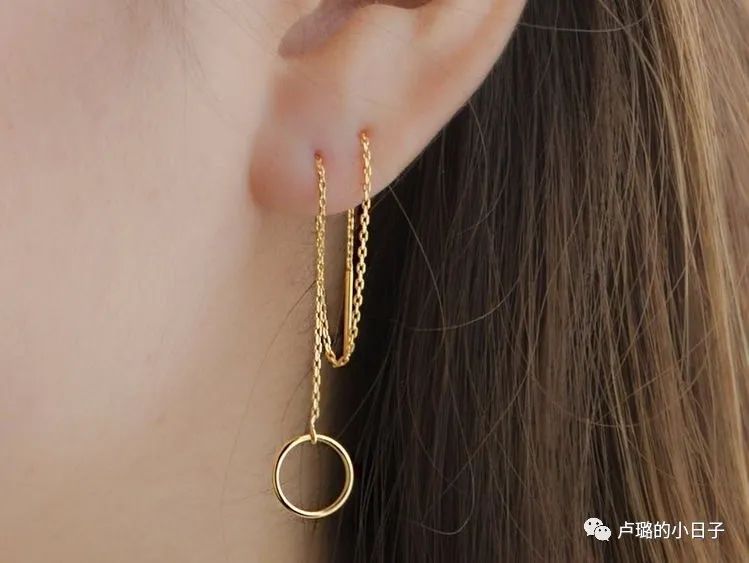 高级气质的流苏耳线,轻奢高级感耳线