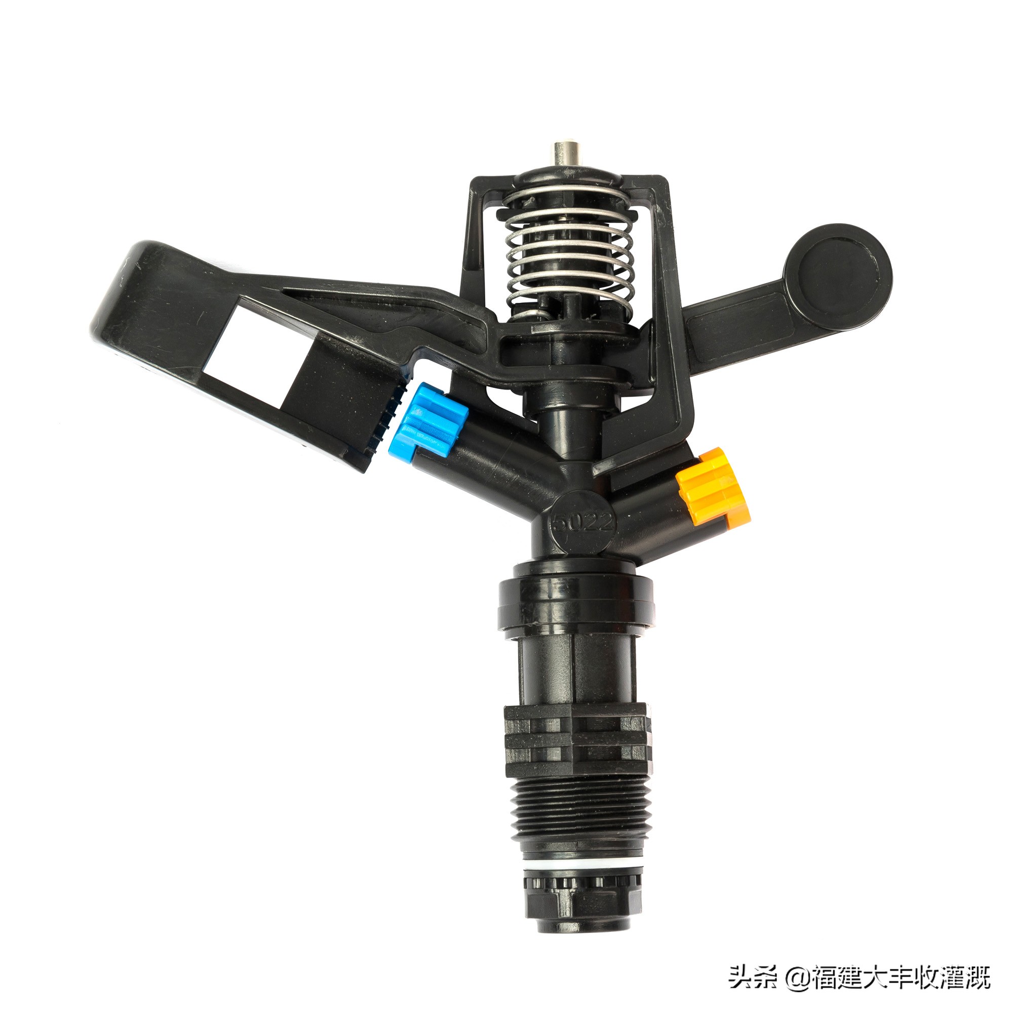 智能灌溉地埋伸缩喷头,大型摇臂喷头360度旋转灌溉