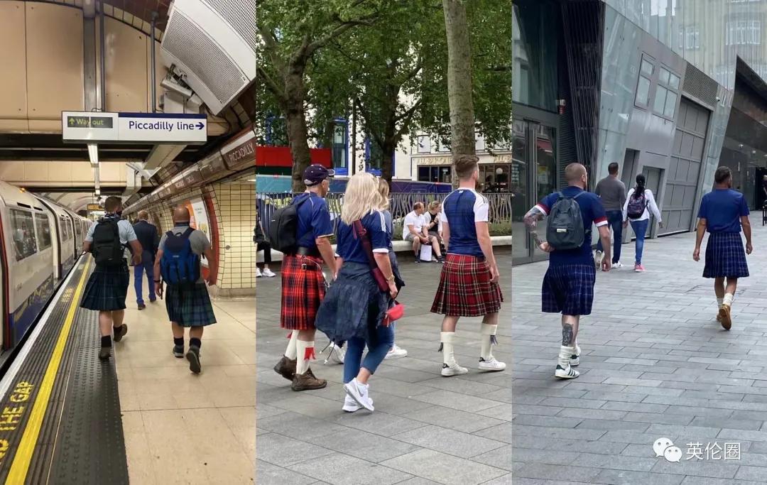 街头斗殴、醉酒裸奔...一大波短裙男子不顾警告涌入伦敦