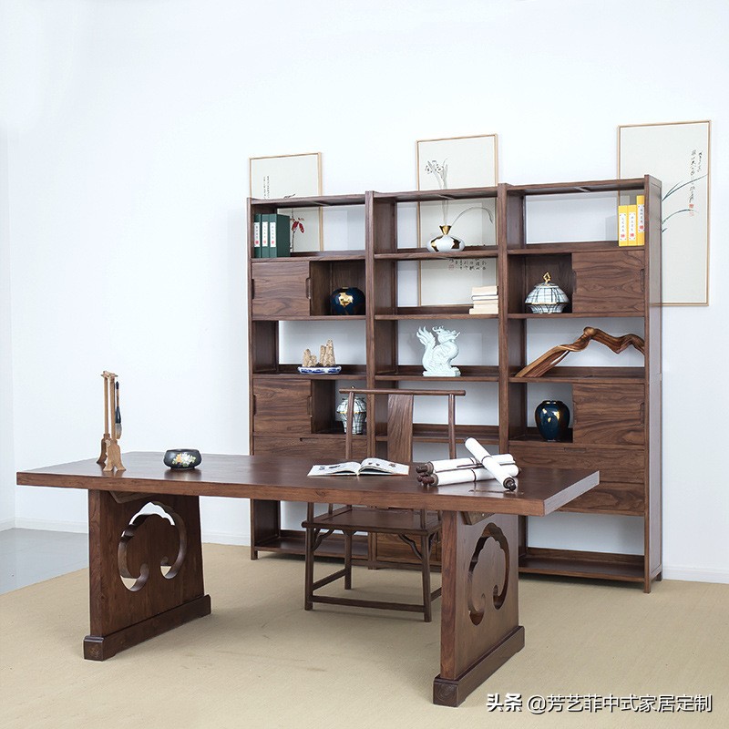 新中式老榆木家具,老榆木轻奢式家具