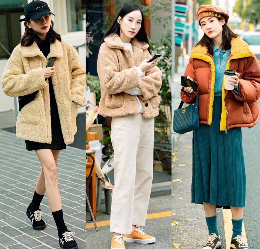 韩国女生穿搭秋冬,韩国东大门女装秋冬爆款