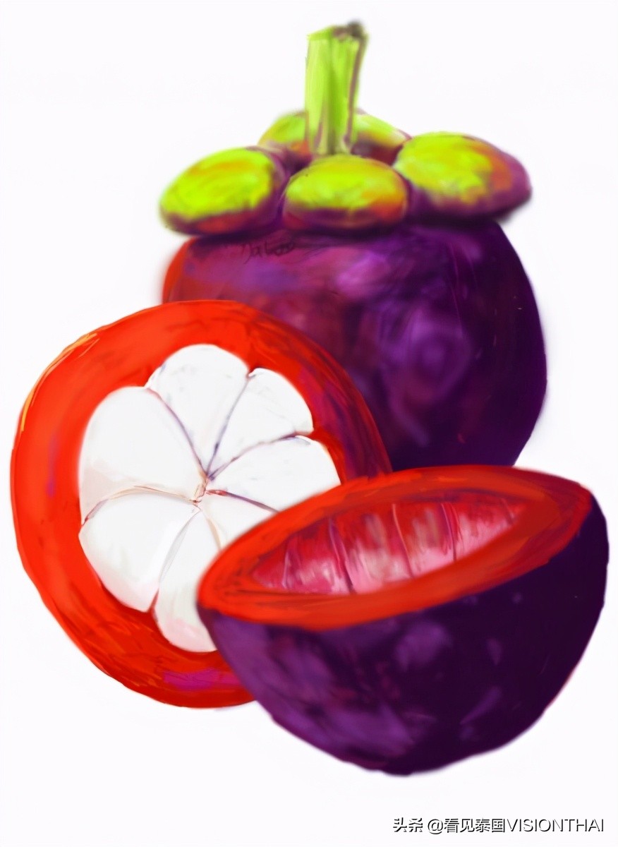 石榴泰国水果,好实惠水果泰国老树山竹