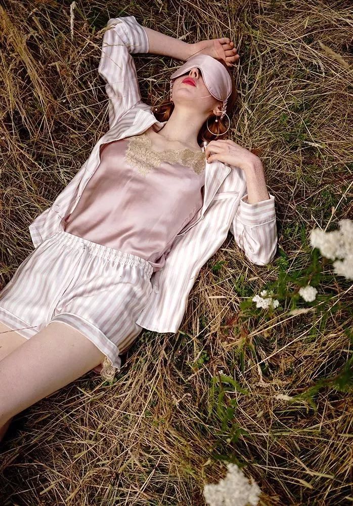 一定要有一套好看的睡衣,可以穿出门的夏天秋衣秋裤睡衣