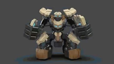 格斗机器人盾山开箱,盾山格斗机器人