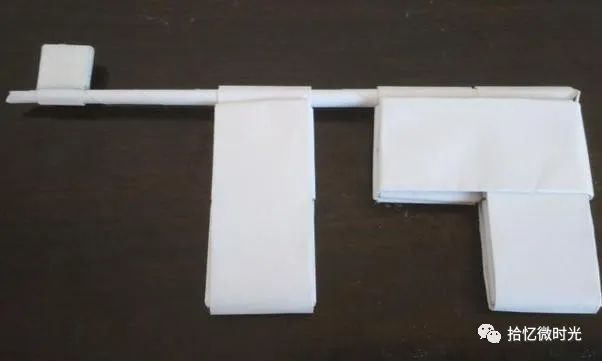 80后小时候叠手枪,小时候叠手枪