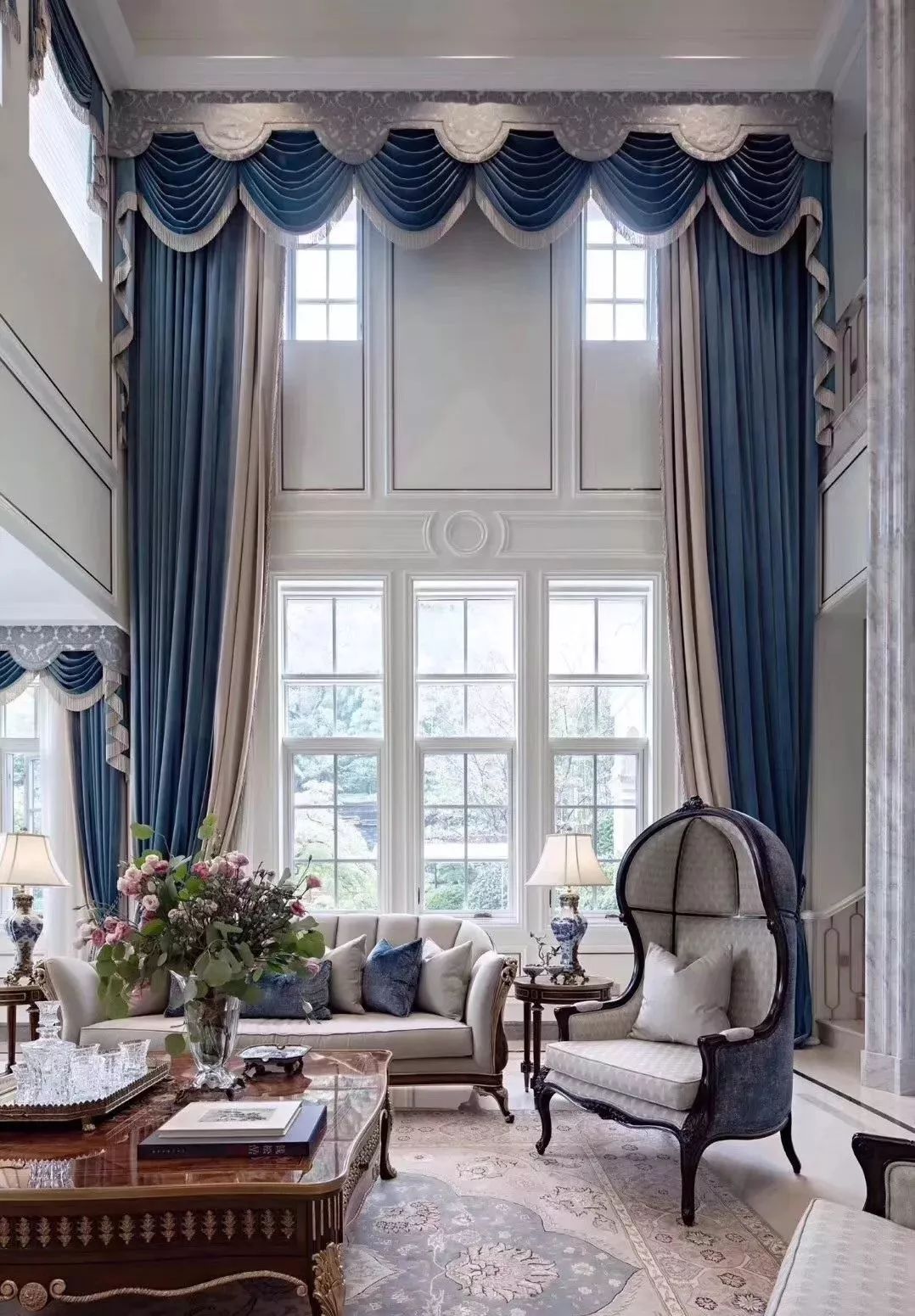 别墅窗帘最新款,100款窗帘效果图