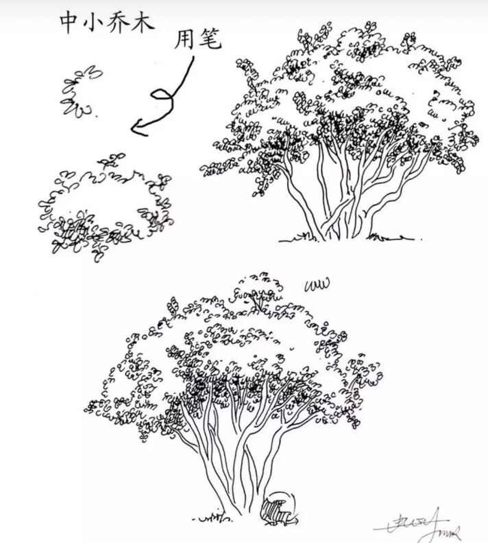 速写风景初学者入门教程炭笔,6-12岁儿童风景速写课程入门网课