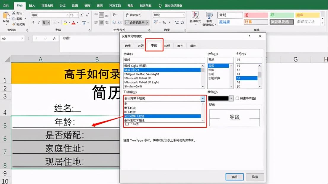 microsoftexcel如何加下划线,excel高手如何快速录入下划线