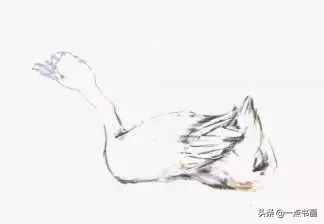 鹅画法可爱简单在陆地上行走,图文教程鹅写意画法