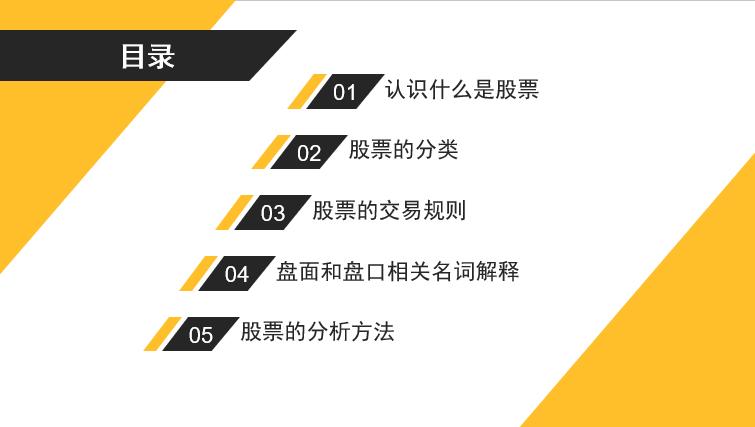 股票基础知识培训资料,股票的基础知识培训