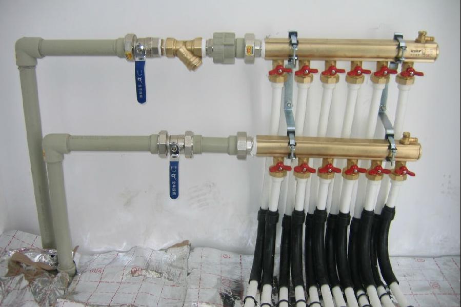 地暖回水管不热怎么放水视频,地暖供水管不热回水管热怎么回事