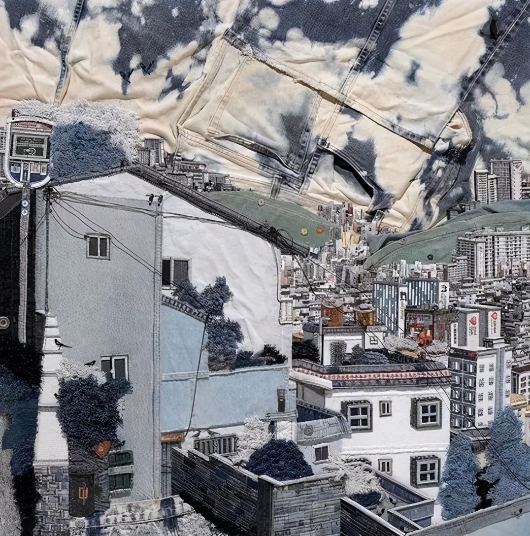 韩国妹子牛仔裤,韩国妹子用牛仔裤作画