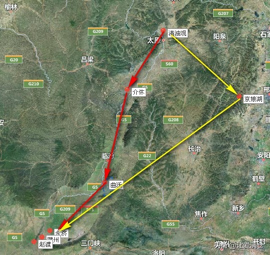 千里送京娘路线图,千里送京娘最后一场戏