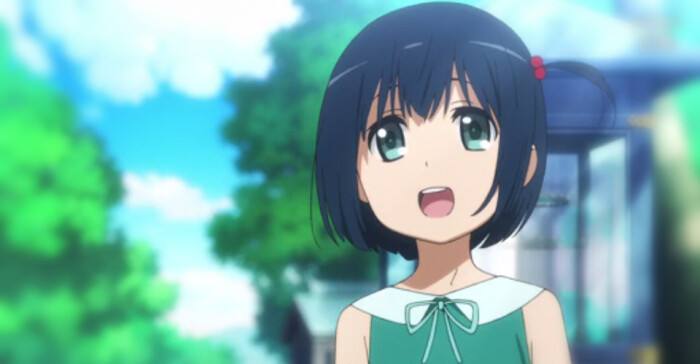 未闻花名重逢,未闻花名桥上相遇的片段