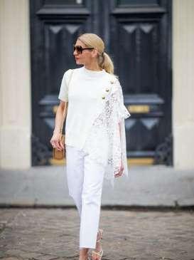 厚重有质感的白色裤子,白色裤子看着很low吗