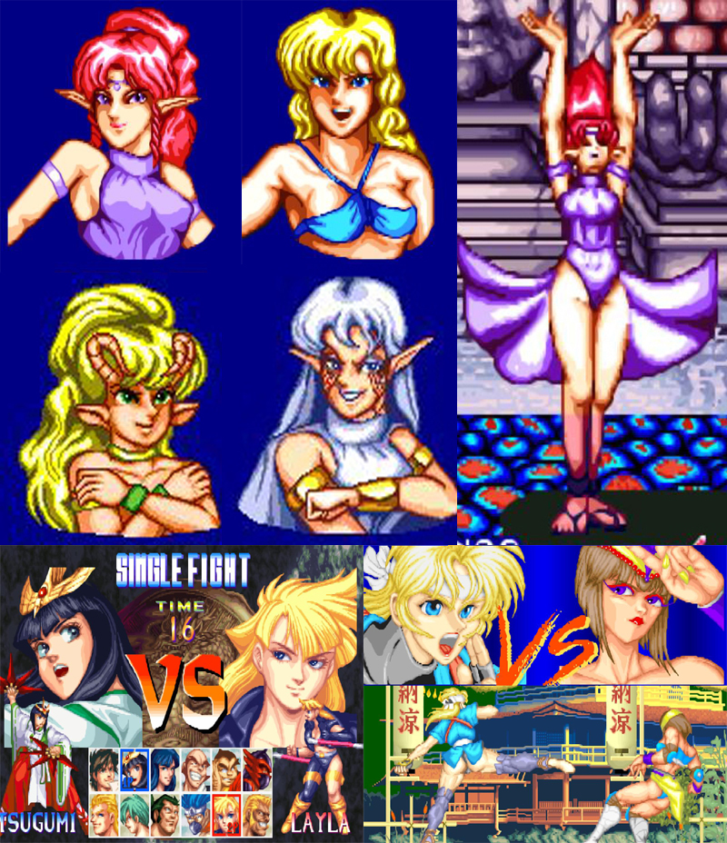 街机游戏里的女主角,街机游戏里的经典人物