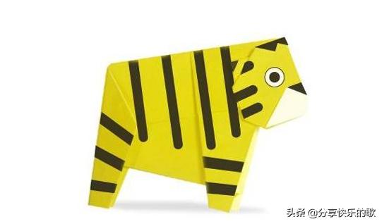 折纸十二生肖羊教程视频,动物折纸十二生肖简单折法