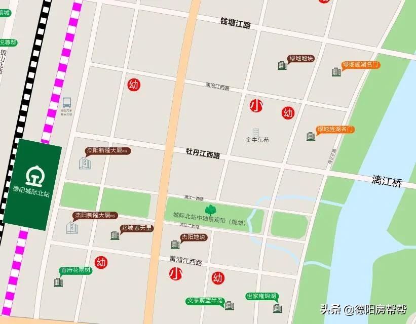 德阳城北中轴线附近规划,德阳城北快速路规划