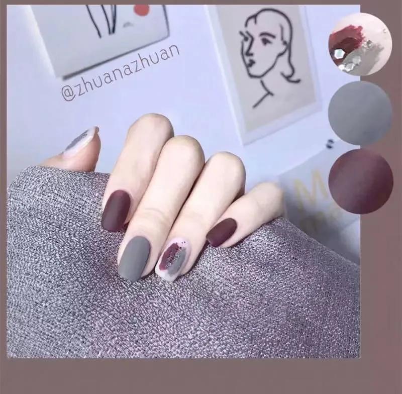 日式美甲颜值超高的美甲,报复性消费来啦