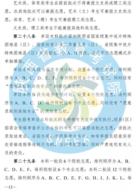 2019陕西高考二三本,陕西二三本合并怎么填志愿