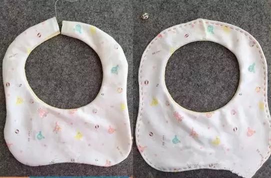 儿童5岁围嘴纯棉布大号,婴儿旧衣服改造围嘴