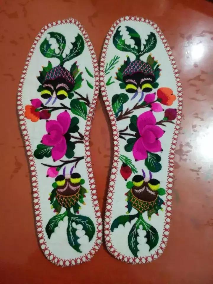 手工艺术鞋垫7层,各种既好看又简单的手工鞋垫