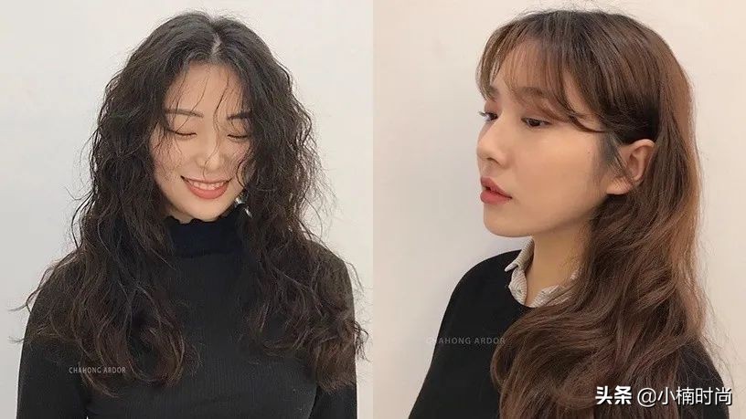 卷发如何吹成直发发型,发型师吹风卷发教程