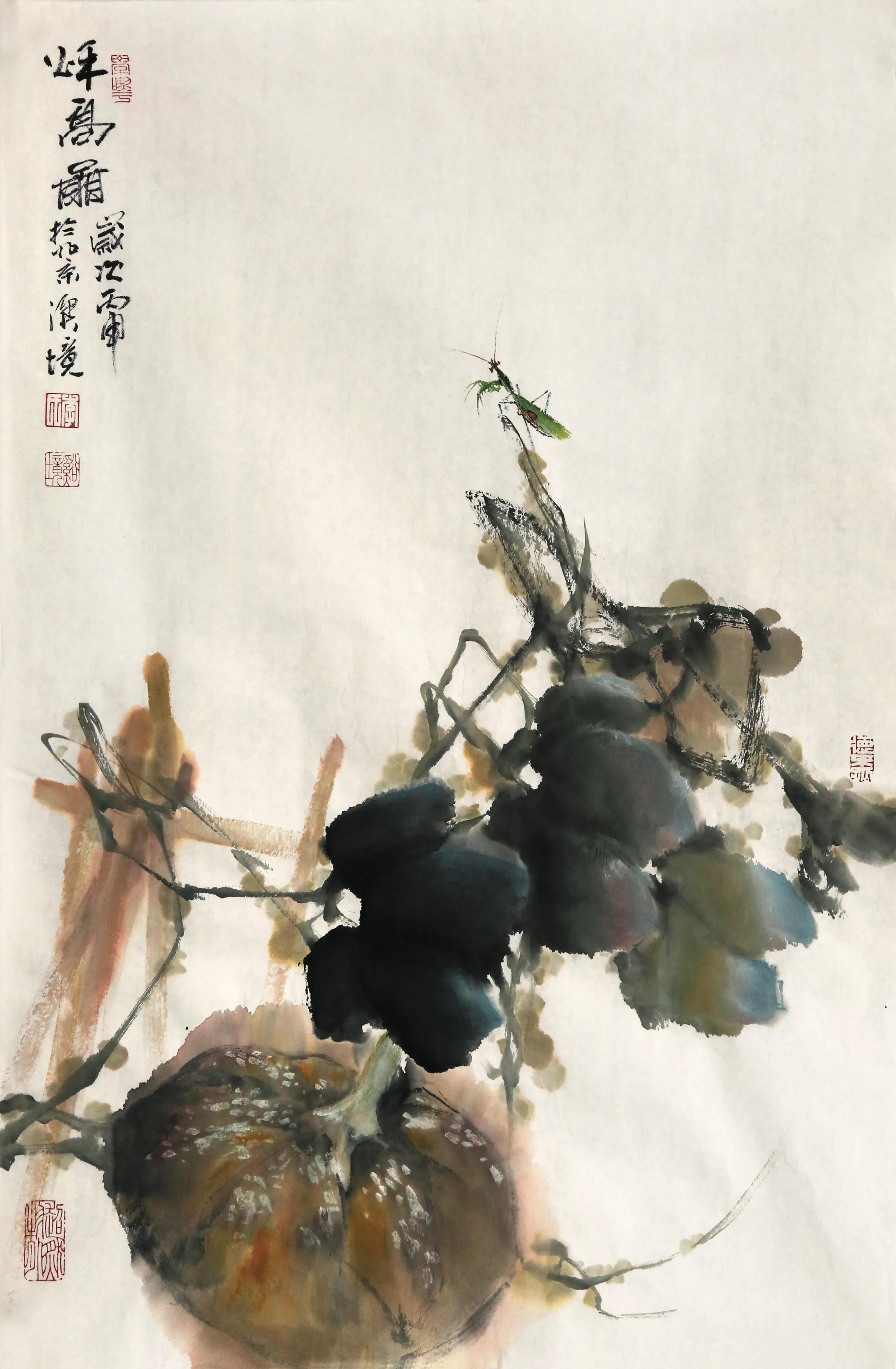 李溪境画作价格,李溪镜花鸟作品