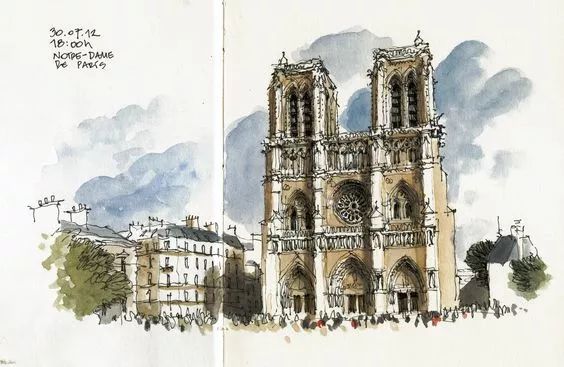 巴黎圣母院被烧毁的文物,巴黎圣母院被烧掉