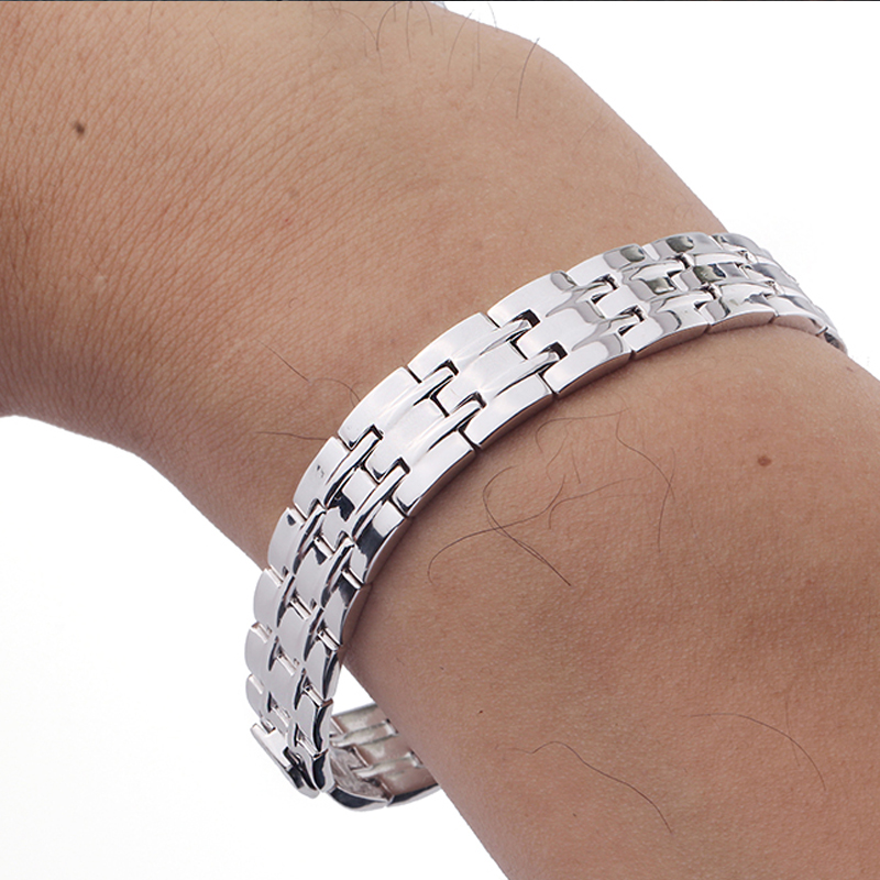 金至尊铂金手链,高贵玫瑰手链