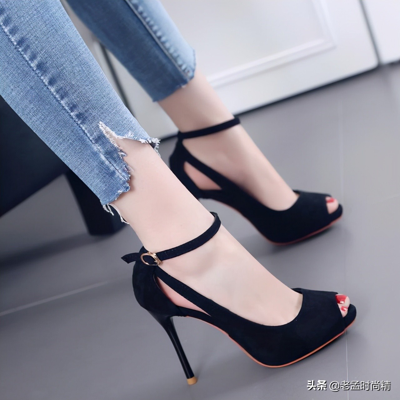 优雅鱼嘴鞋,漂亮又好看的鱼嘴鞋