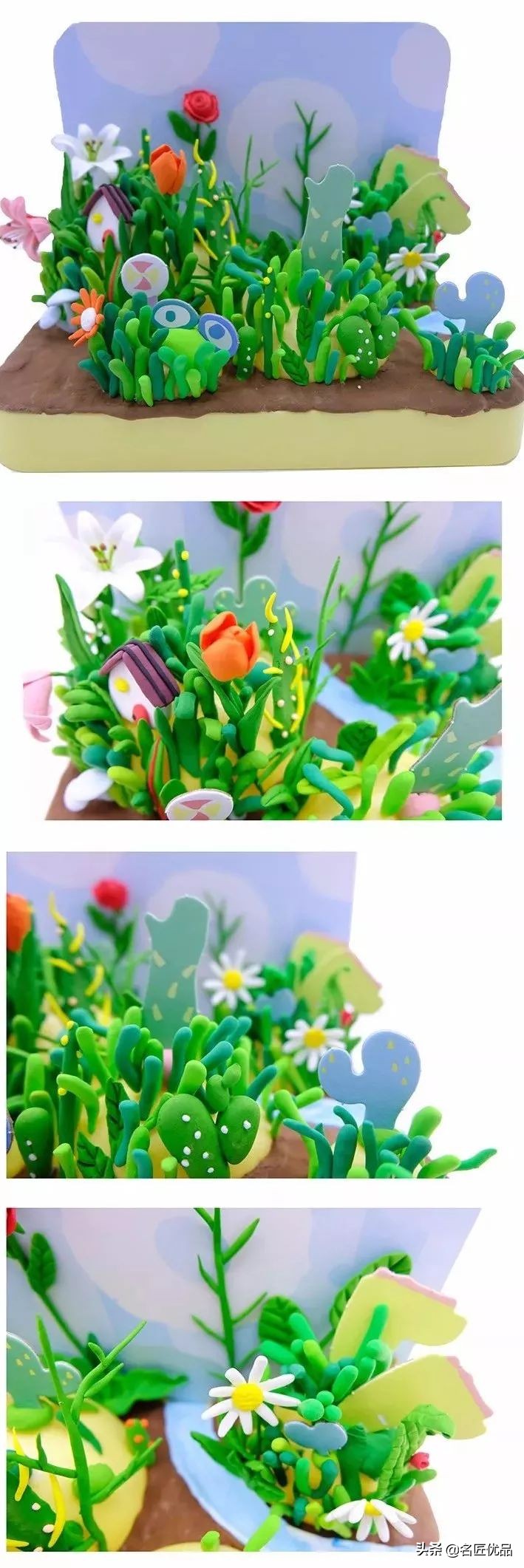 好玩又好看的粘土手工,简单的国庆粘土手工方案