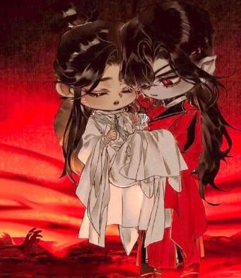 天官赐福花城大号,天官赐福给花城扎头发