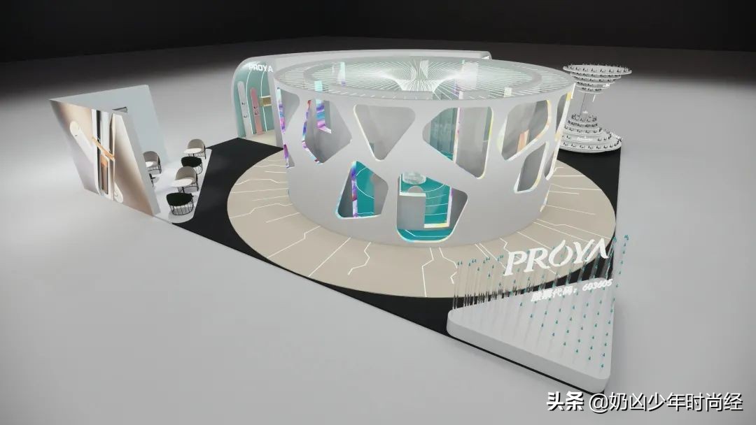 珀莱雅美博会,珀莱雅美博会展位