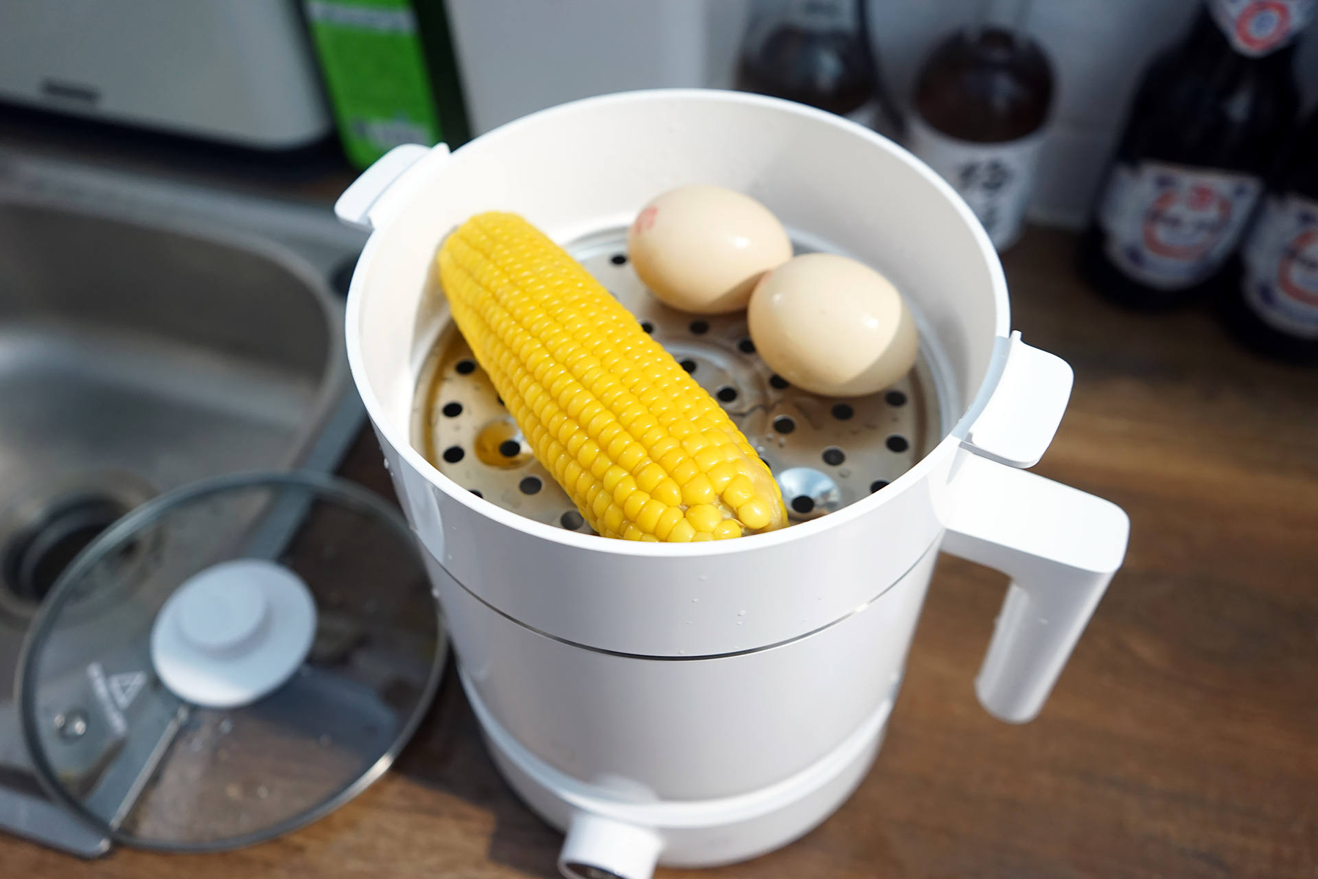 米家智能多功能蒸煮锅做火锅,米家电煮锅多功能蒸煮一体