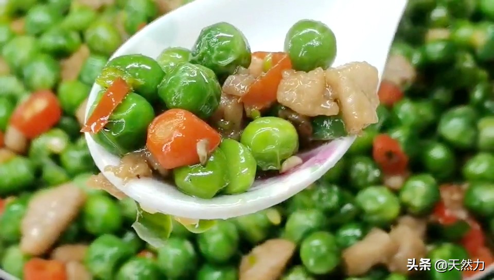 豌豆肉末炒出来特别香而且下饭,青豌豆炒什么好吃