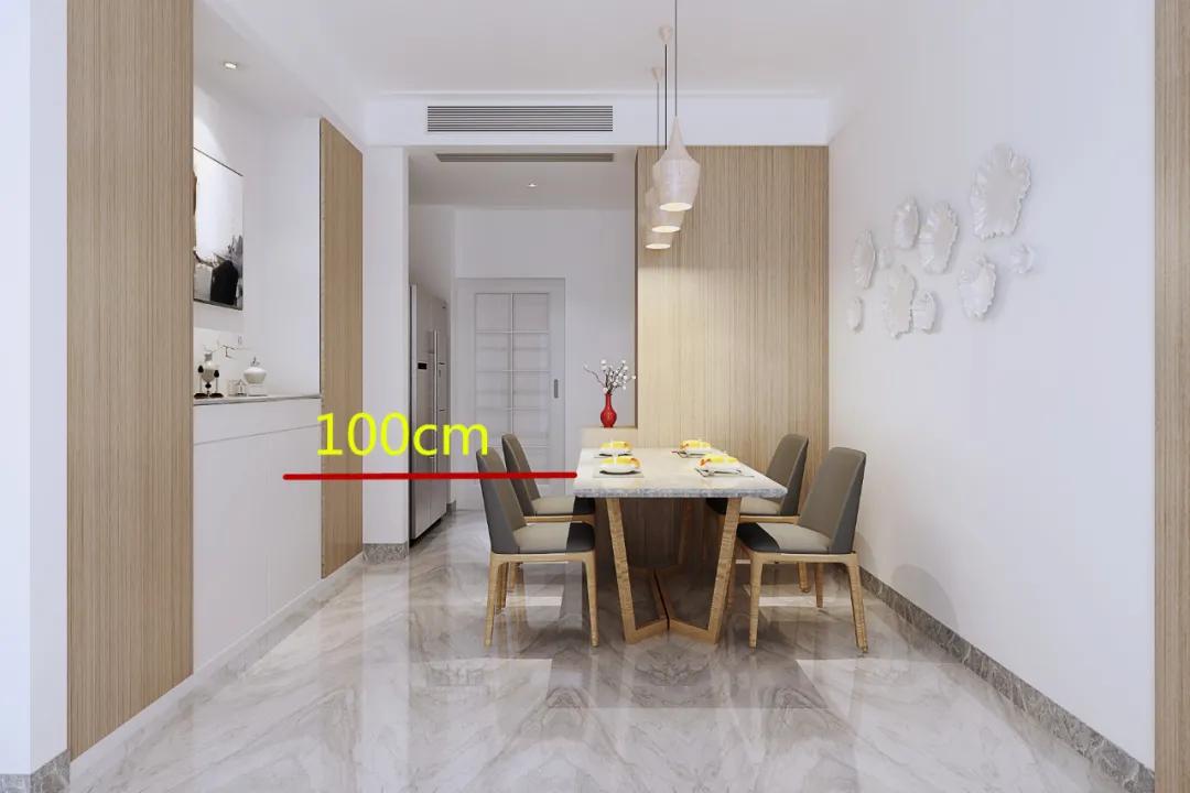 卡座和餐桌椅摆放空间尺寸,餐厅餐桌椅摆放最佳尺寸