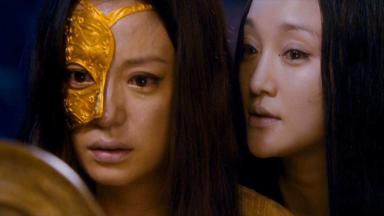 画皮2周迅第二次给公主换皮,赵薇周迅画皮水中换皮花絮