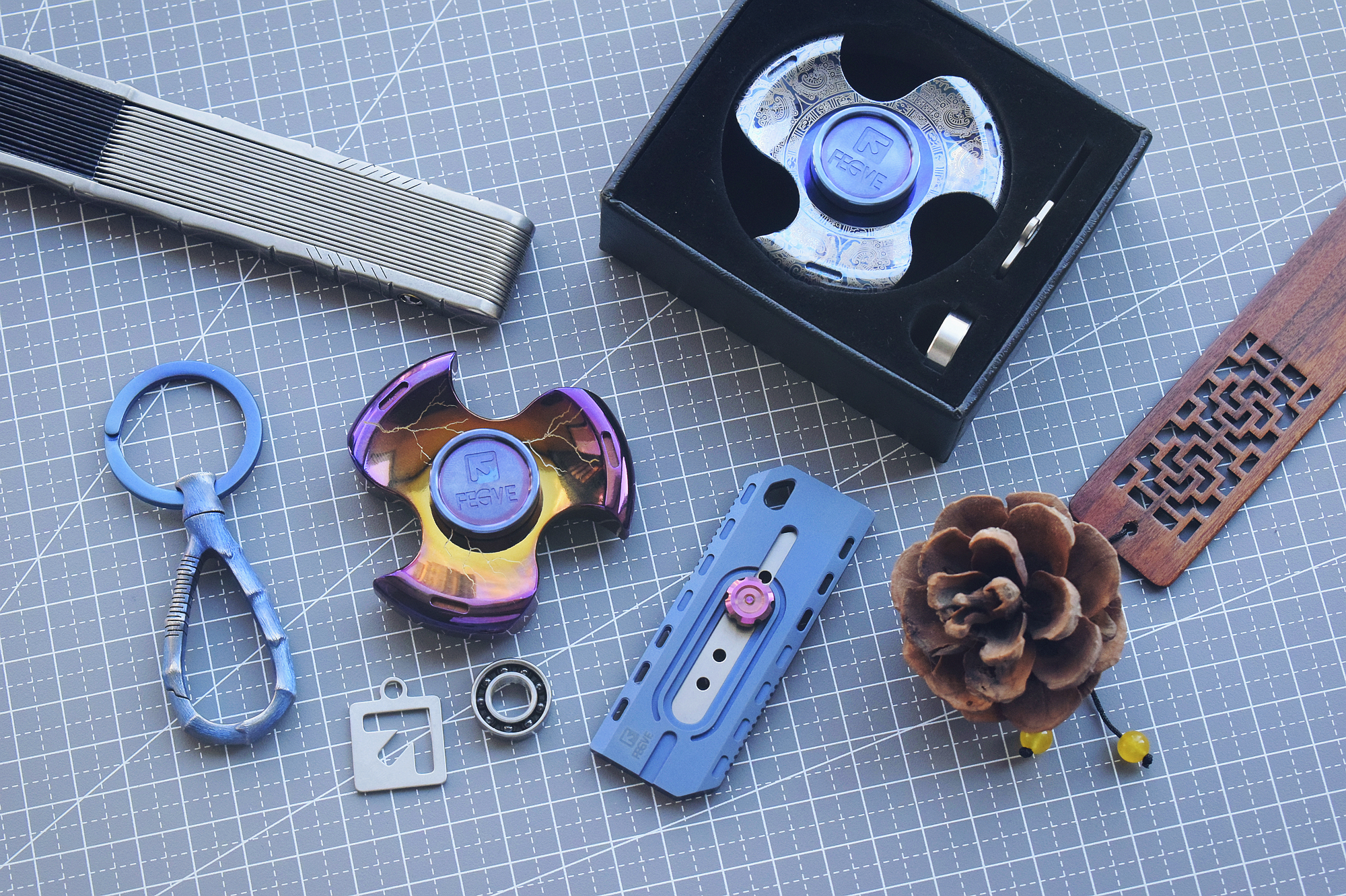 赏心悦目，转到停不下来！——斐戈FEGVE“胖三叶”指尖陀螺赏评