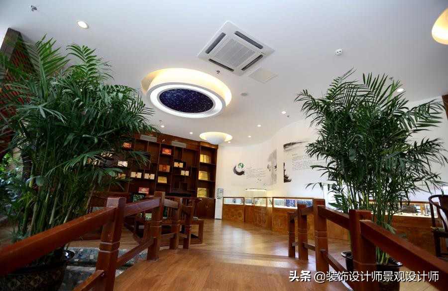 50平米禅意中医养生馆设计图,中医养生理疗会所设计