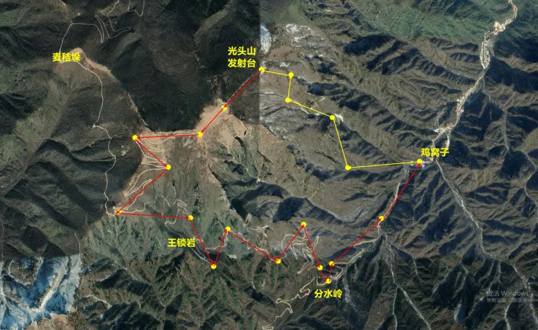 秦岭光头山至鹿角梁穿越路线,秦岭西观音山徒步登山路线攻略