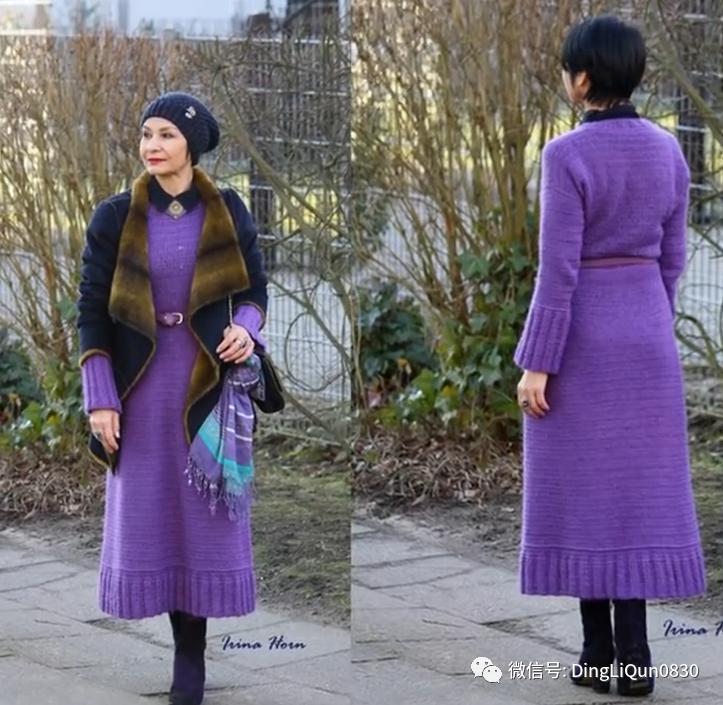 中老年人女冬季针织衫教程,针织中老年女装新款