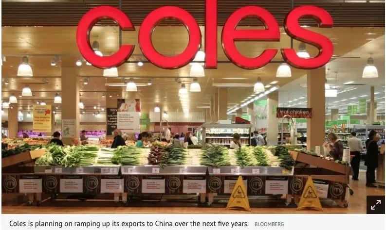 coles中国,coles进军中国