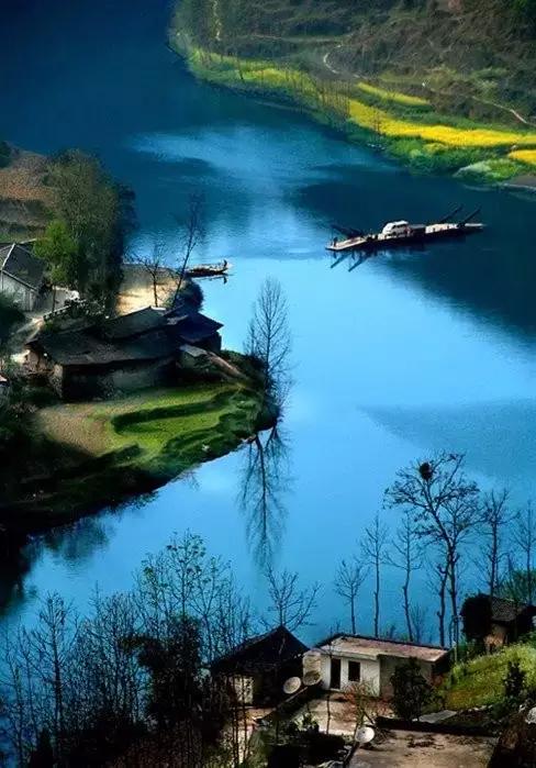 绿水青山鸟语花香人间仙境,绿水青山世外桃源人间美景