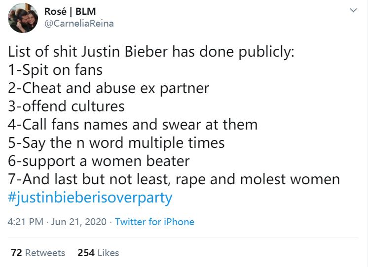 比伯遭粉丝指控,比伯回应被粉丝侵害