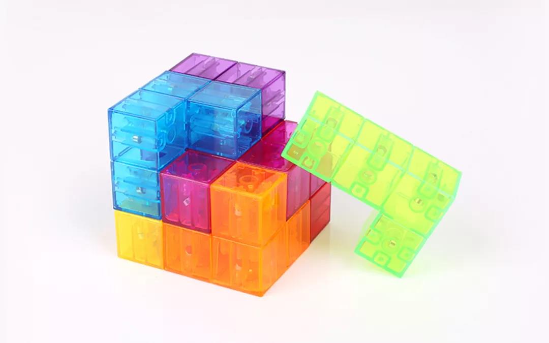 一个魔方有多少种可能,24段魔方各种形状