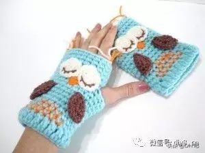 最新手套编织图冬,一线织到底的手套教程