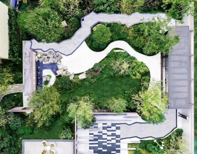 一条景观步道,一条景观路设计图片