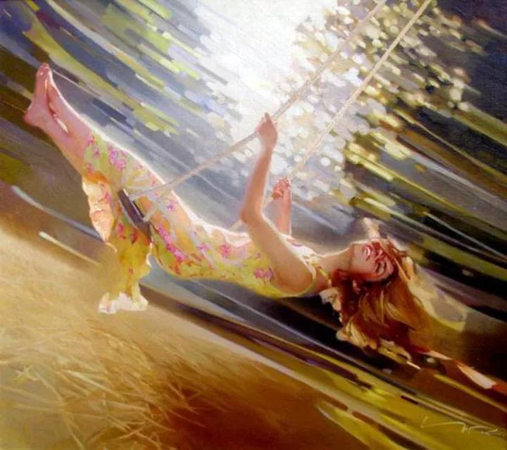 俄罗斯画家维克多风景油画,俄罗斯画家希施金的森林油画