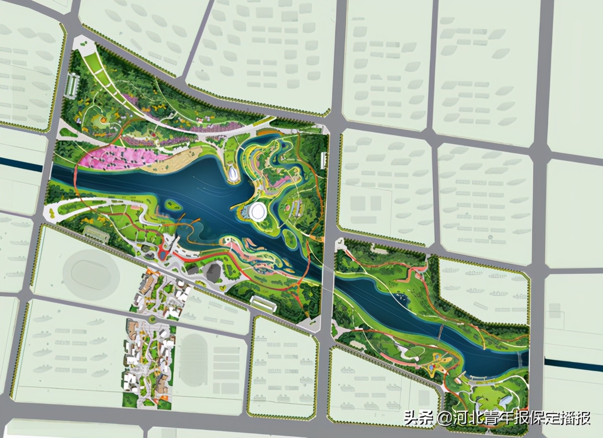 保定南城新增三条规划路,保定新增公园规划图
